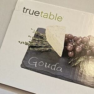 True Table slate cheese charcuterie tray